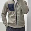 Lerchen-Fleecejacke: Warm, Modisch, Stehkragen-Design für alle Jahreszeiten, Wandern und Bergsteigen - Unisex mit trendigem Wellenmuster.