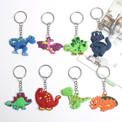 Personalized Cute Cartoon Dinosaur Keychain for Backpack or Accessories