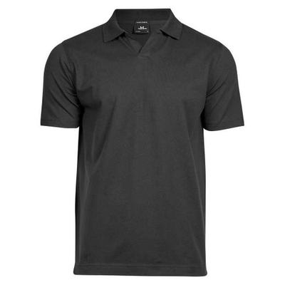 Stretch-Poloshirt für Herren mit V-Ausschnitt
