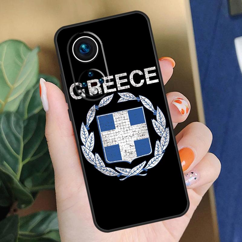 Griechenland Griechische Flagge Hülle Für Honor 90 50 70 Lite X9b X9a X8b X8a X8 X9 X9c Honor 200 Pro Magic 5 6 7 Lite Abdeckung