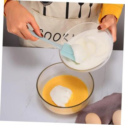 Silicone Spatula Cream Decor Baking Tool Cake Cutter Making Tools Spatulas For Kitchen Use Bread Scraper Handled Baking Scraper