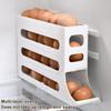 1PC Rolling Egg Dispenser Refrigerator Organizers Containers Storage Box Automatic Sliding Spiral Egg Holder Home Kitchen Gadgets