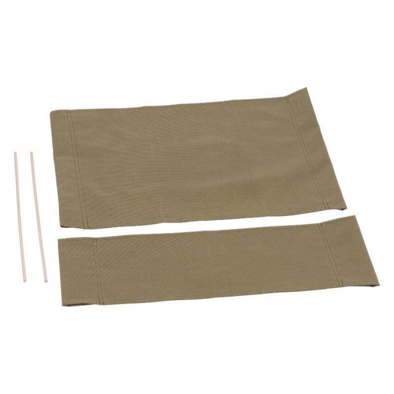 Chair Cover Dustproof Waterproof Oxford Cloth Replacement Cover For Director Club Seat Khaki