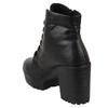 Shoetopia Bottines Courtes à Talon Épais pour Femme avec Semelle Antidérapante, Bottines de Cheville Tendance Confortables | Semelle Intérieure Souple Amortie | Pour Usage Décontracté, Soirée & Hiver