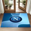 Napoli FC Design Crystal Velvet Rug Soft Decorative Mat for Bedroom Entrance