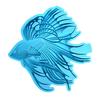 Betta Fish Silikonform Håndlaget 3D Fisk Epoxy Resin Støpeform Kamping Fisk Figur Dekorering Lage Form DIY Craft Lovers Gift