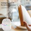 Mini Desktop Humidifier with 7-Color LED, Silent Below 36dB, Ideal for Home, Car, and Office White, Pink, Green