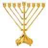 9 Branch Hanukkah Menorah Accessory Multifunctional Durability Candle Stand