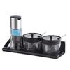 Yingbai Commercial Glass Condiment Dispenser Set