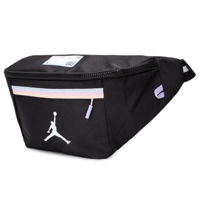 Fabric Sports Fanny Pack, Sling Bag Large Size Unisex Black Jordan JD2343013AD-001