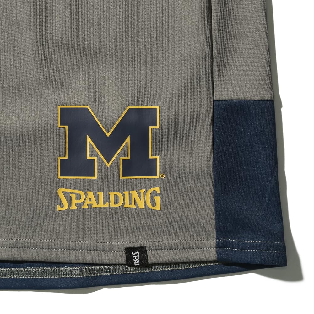 SPALDING Practice Pants, Michigan Arch Logo, Back Stone, Size M, SMP25027M