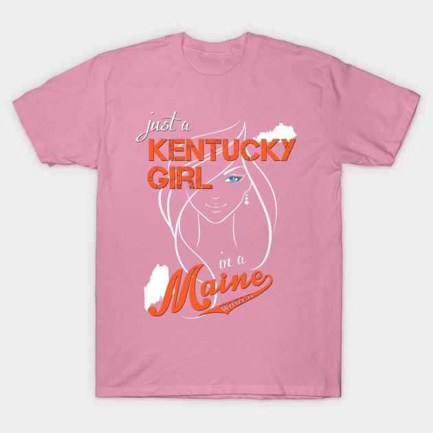 T Shirt Women Kentucky Maine Harajuku Print Kawaii Tshirt Summer Short Sleeve Female T-Shirt Top Tee