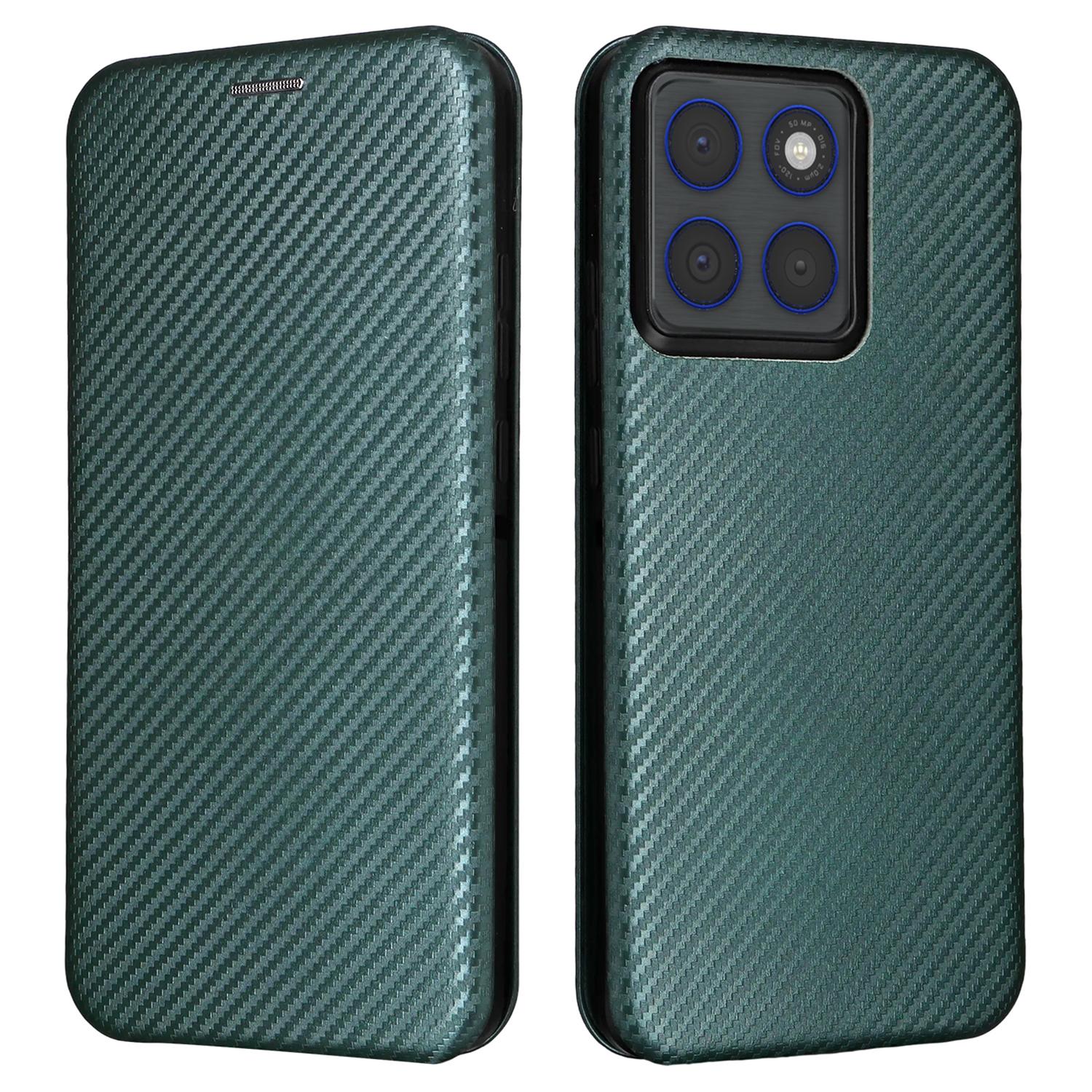 

Чохол для Motorola Edge 70 5G з текстурою вуглецевого волокна, ударостійкий, з ПУ-шкіри, чохол для телефону