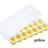 14 Grid Ice Cube Square Ice Cube Mold with Lid  Silicone Ice Cube Soft Bottom  Easy To Demold Ice cube ice grid film equipment
