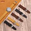 Vintage Matte Genuine Leather Watch Band for Omega for Rolex 18/20/22/24mm Black Brown Thick Straps Stitching Cowhide Wrist Belt
