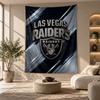 Dekoratives Wandbehang, Las Vegas Raiders Aufdruck Wandkunst, Leichte Wanddekoration für Schlafzimmer Hintergrund