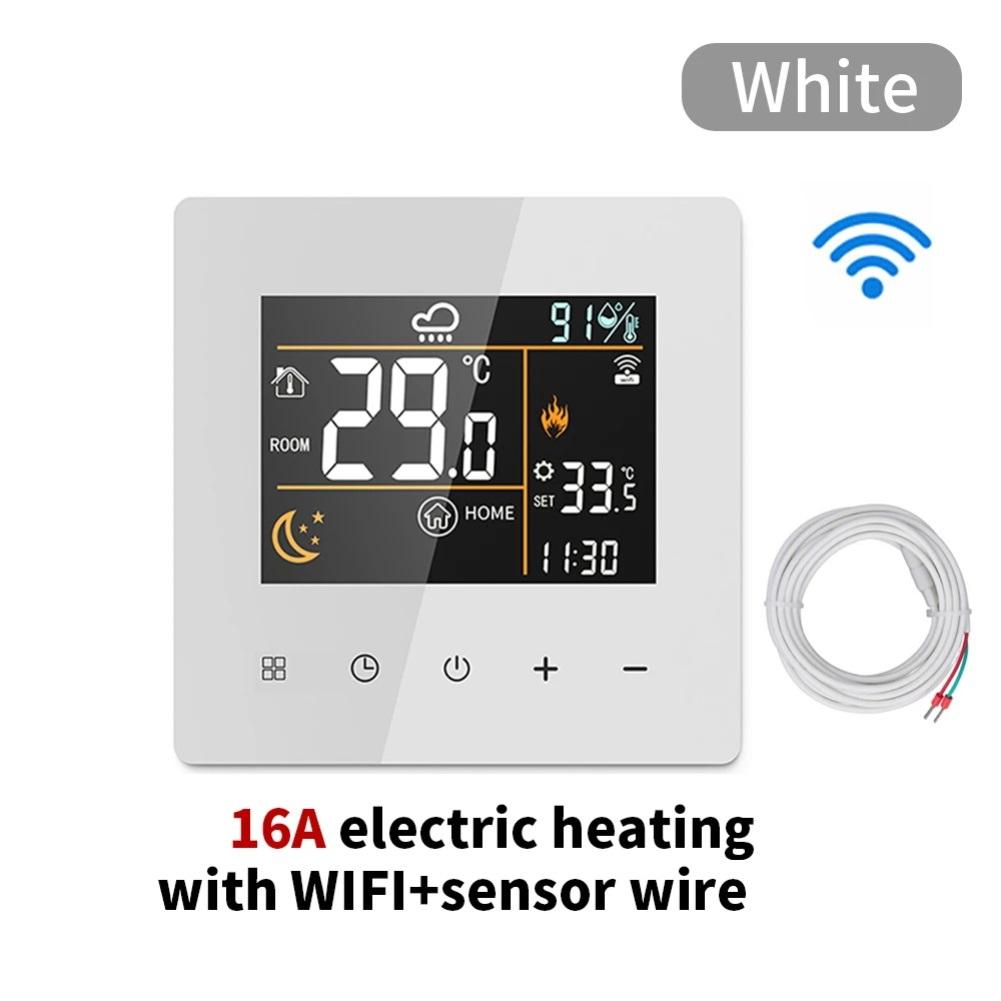 Remote Control Digital Thermostat and Hygrometer for Tuya Smart WiFi System with Anti Freeze and Safety Features