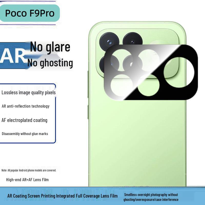 Xiaomi Poco F9 Ultra Screen Ring Full Coverage Tempered Glass & Lens Protection