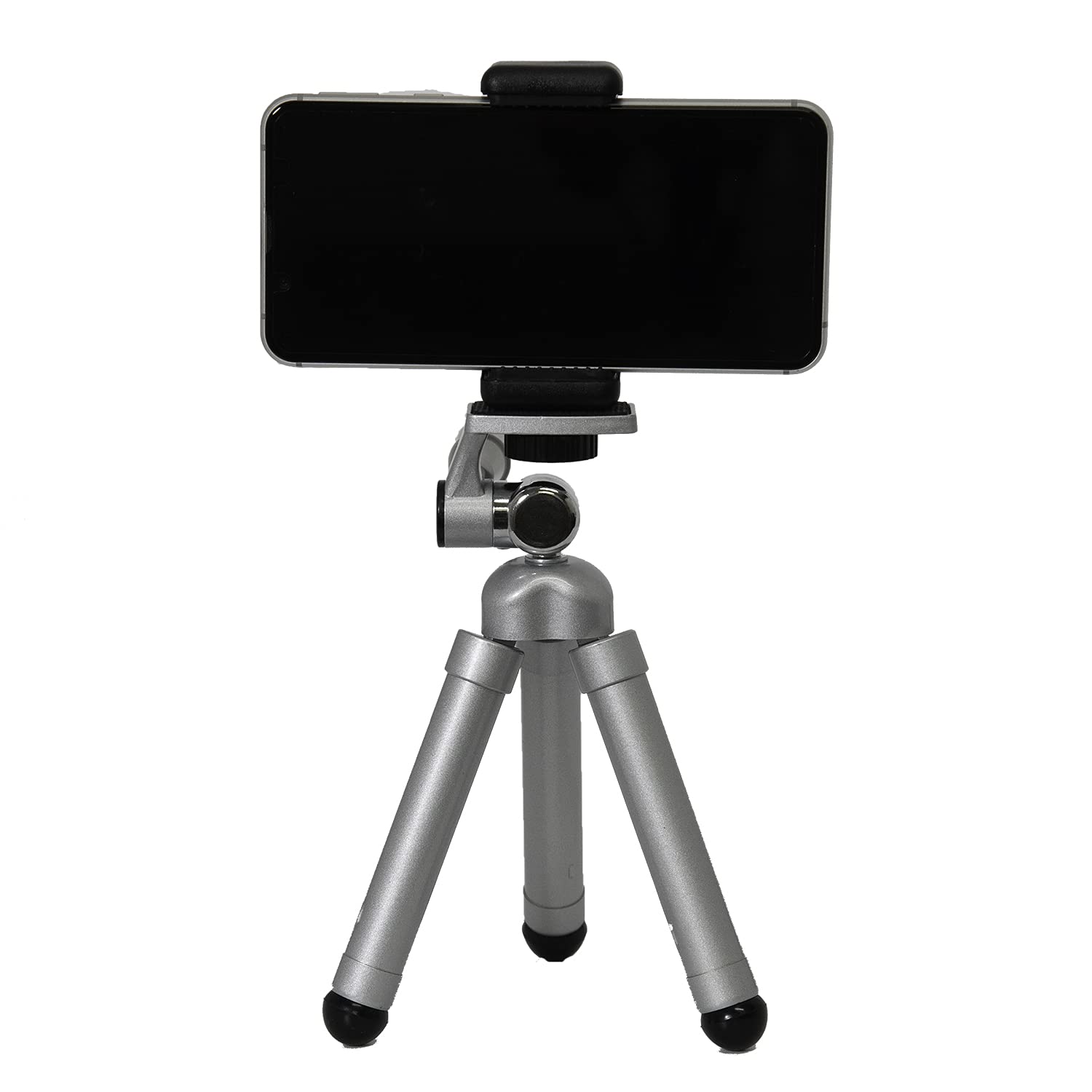

KING Smartphone Pocket 10 Smartphone 822437 Tripod, Section, Silver, KPT10-SV, Free-Mount Head, Compatible,