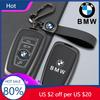 2025 Metal Car Key Case Cover for 520 F10 F30 F18 118i 320i 1 3 5 7 Series X3 F25 X4 M3 M5 Keychain Bag Shell Holder Acc