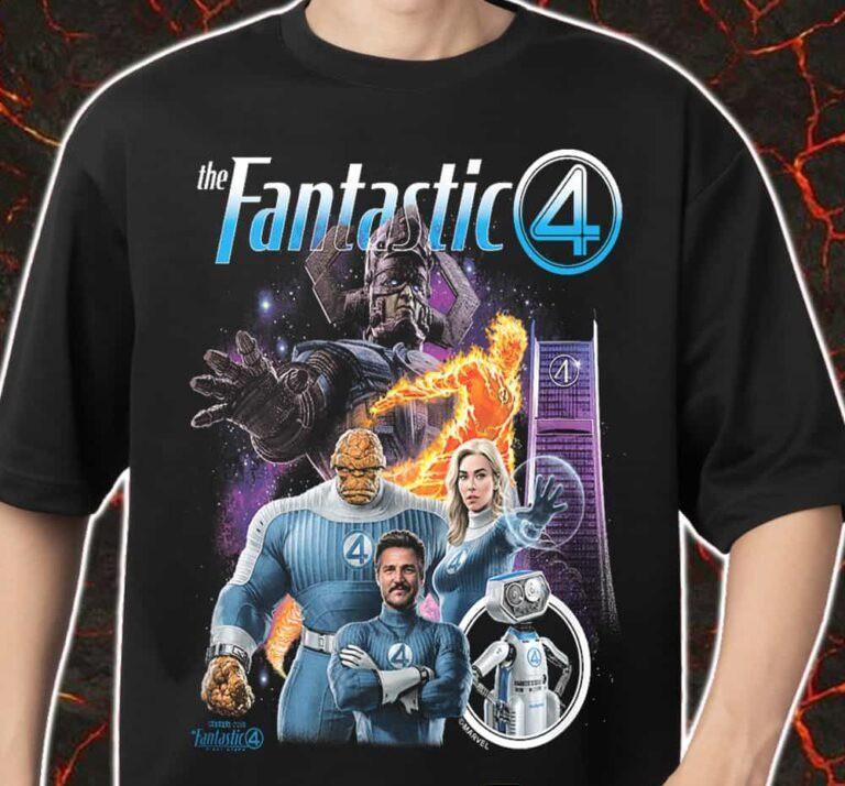 Promo Art For The Fantastic Four First Steps Marvel Studios July 25 2025 T-Shirt Unisex T-Shirt XXXXL