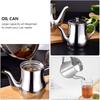 Stainless Steel Lubricator with Filter Screen Oil Strainer Pot Olive Oil Dispenser With Dust Proof