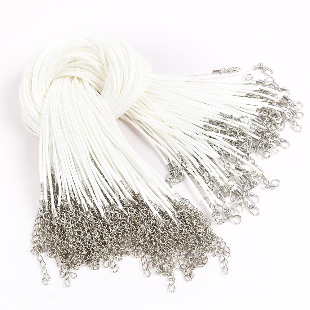50Cm Wax Thread Necklace Rope Colored Wax Thread Rope Neck Chain Pendant Pendant Rope Braided Rope Pendant Rope