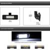2-Pack 18-LED Black License Plate Lights for Ford Fuxing, Mustang, Focus, Mercury (2006-2015)