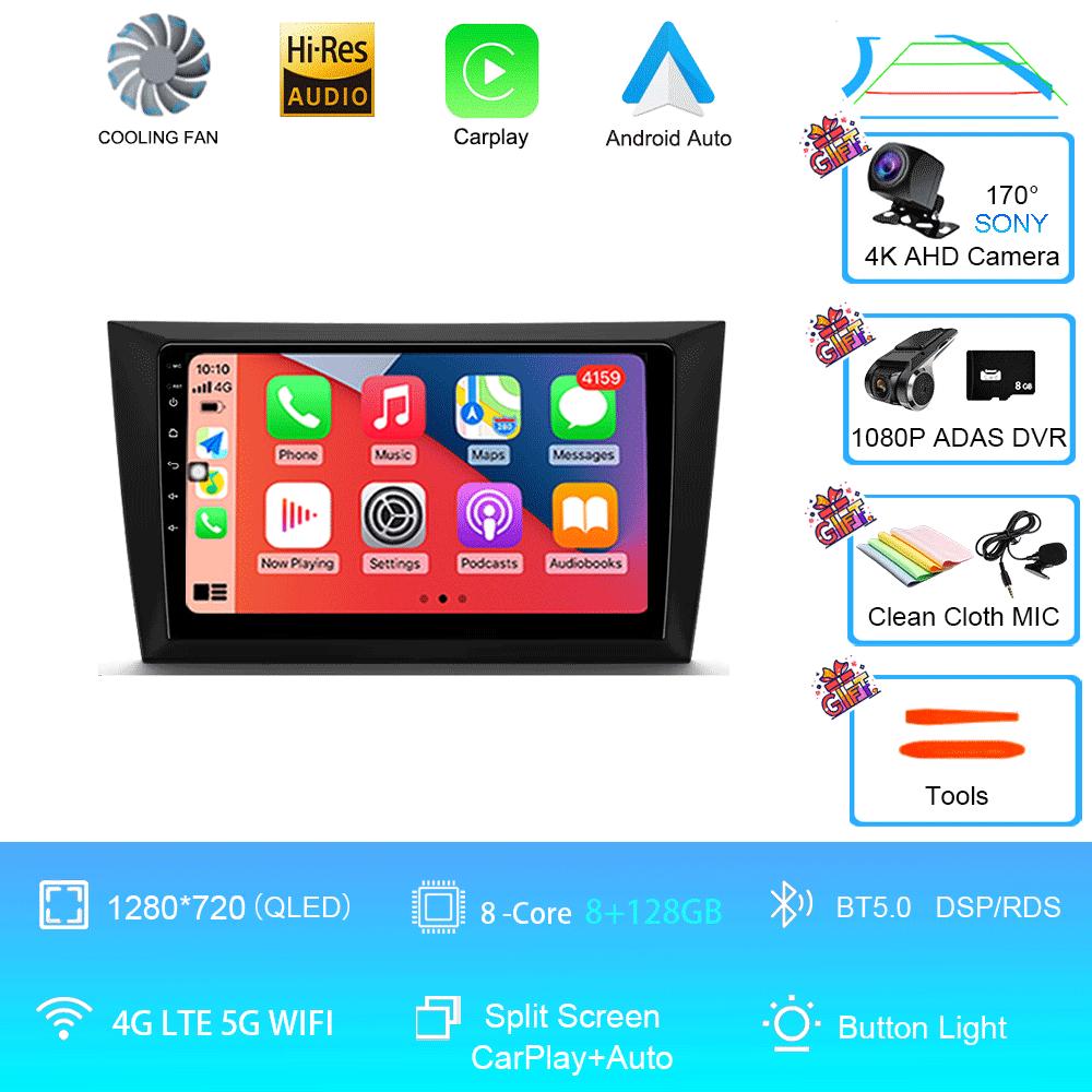 Car Radio Android 14 For Volkswagen VW Golf 6 MK6 GTI R 2008 - 2012 Wireless Carplay Android Auto Car Stereo Multimedia Player