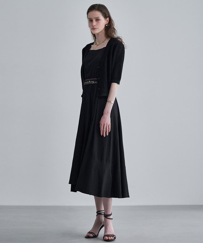 Leni And Mccoy Banding Cardigan Set Dress Mm09Tp001Hjy