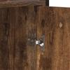 Bookshelf Smoked Oak 60 x 24 x 161 cm Engineered Wood