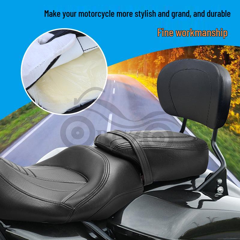 Harley Big Glide Detachable Motorcycle Backrest Pad (1997-2018)