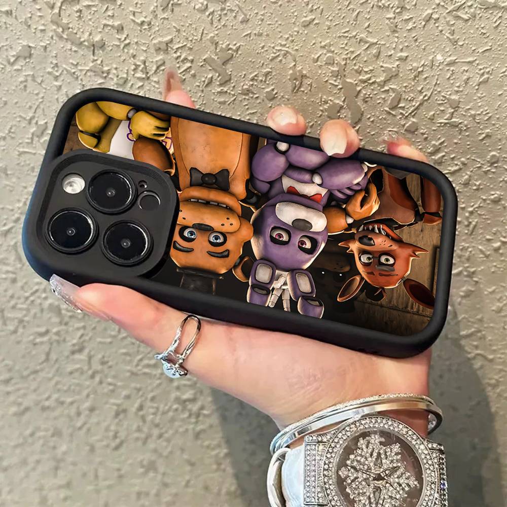 Fnaf Five-nights-At-Freddys Custodia per Telefono Anime Per iPhone 11 12 13 16 15 17 14 Pro Max Morbida Custodia Cover in Silicone