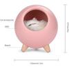 DesirePath Kids Cat Night Light Stepless Dimming Touch Control Cute Little Pet House Atmosphere Light Sleeping Lamp for Bedroom Table Nursery Baby