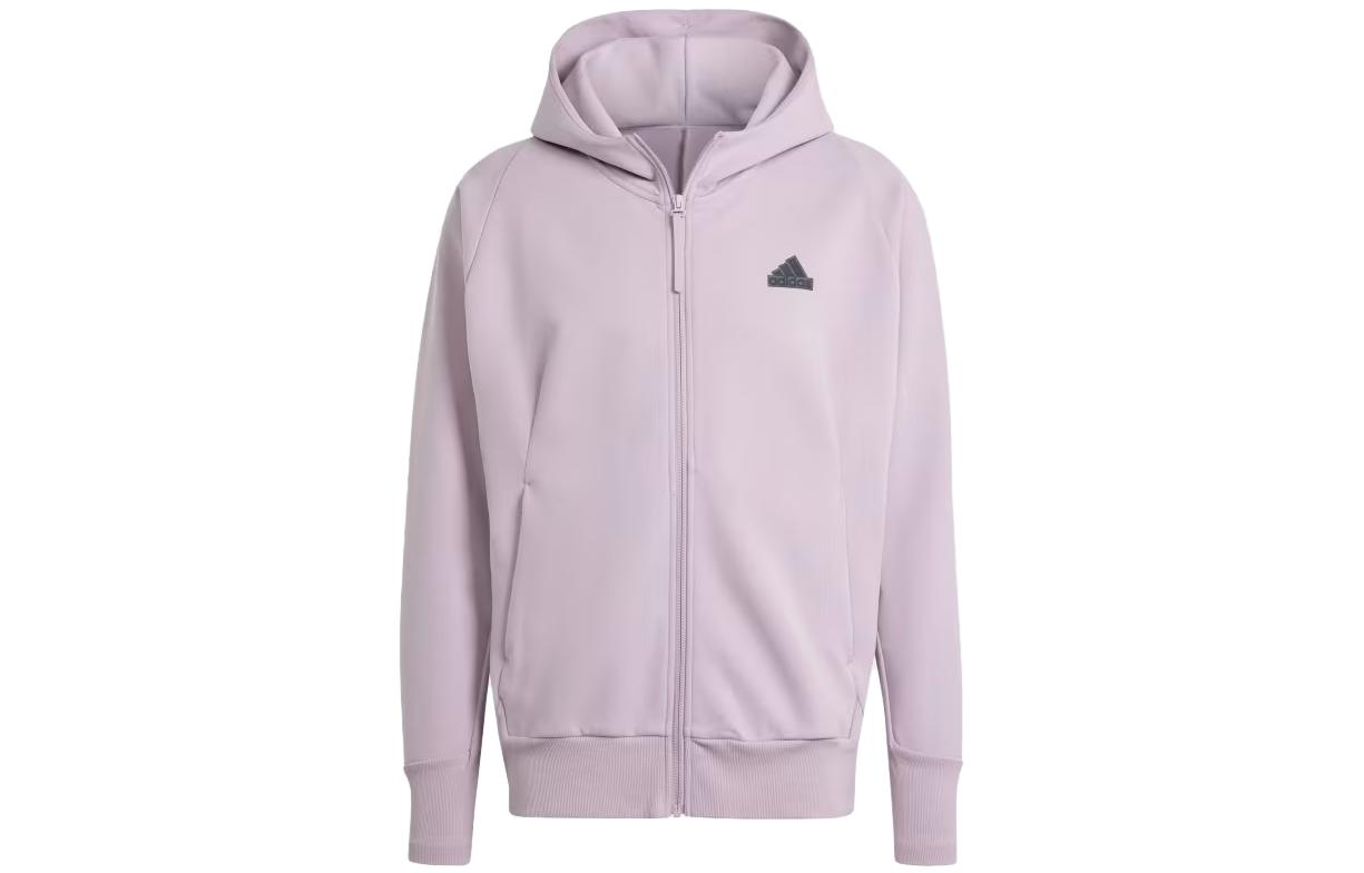 Adidas Z.N.E Z.N.E. Winterized Full Zip Hooded Track Top Jackets & Coats Men s Light Purple IN1847 XXL