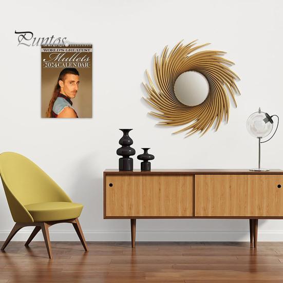 2024 Daily Calendar Maximize Productivity Hanging Ornamental Classic Modern World's Greatest Mullets Calendar Gift