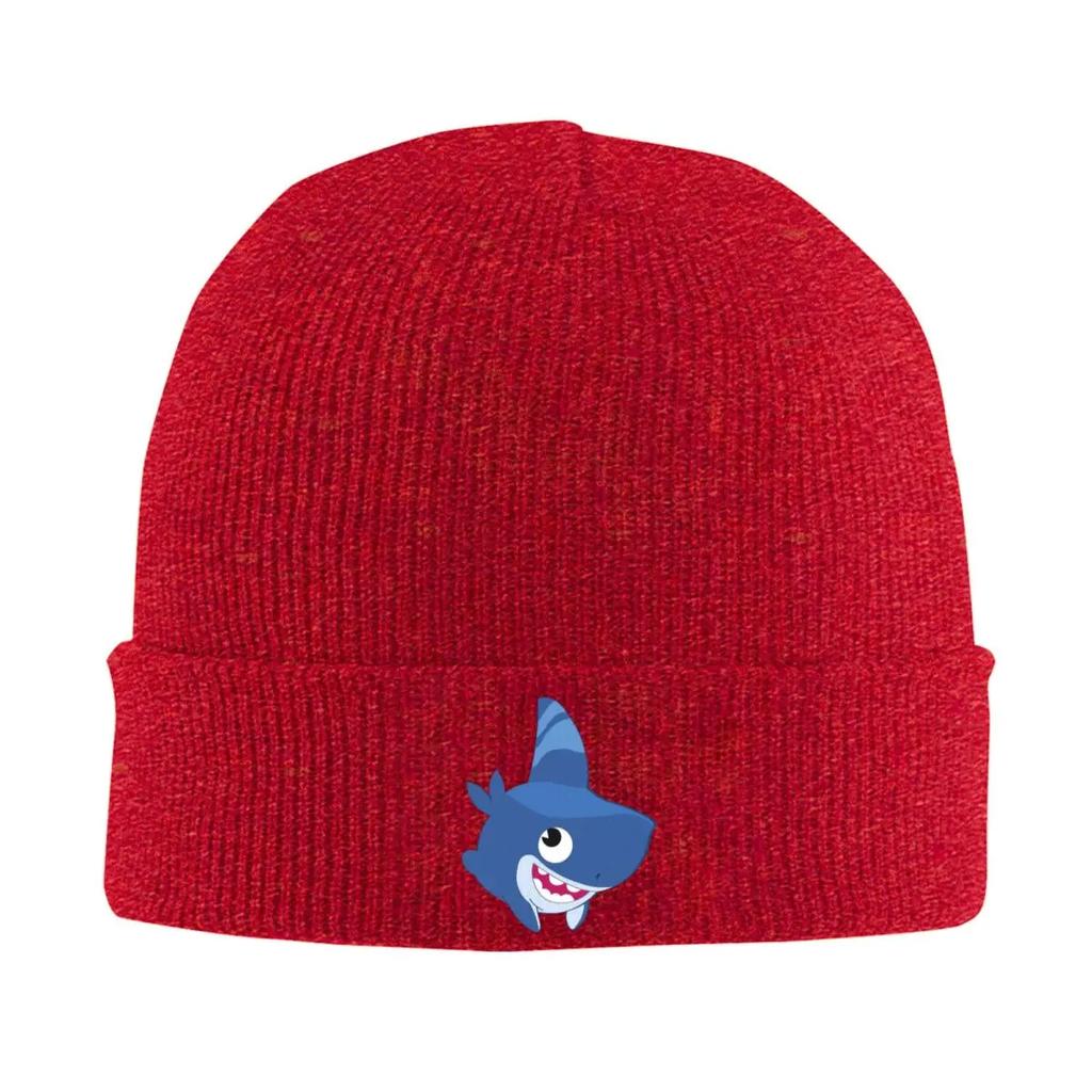 Funny Shark Dog Warm Knitted Cap Winter Knit Bonnet Hat Skullies Beanies Hip Hop Caps for Unisex