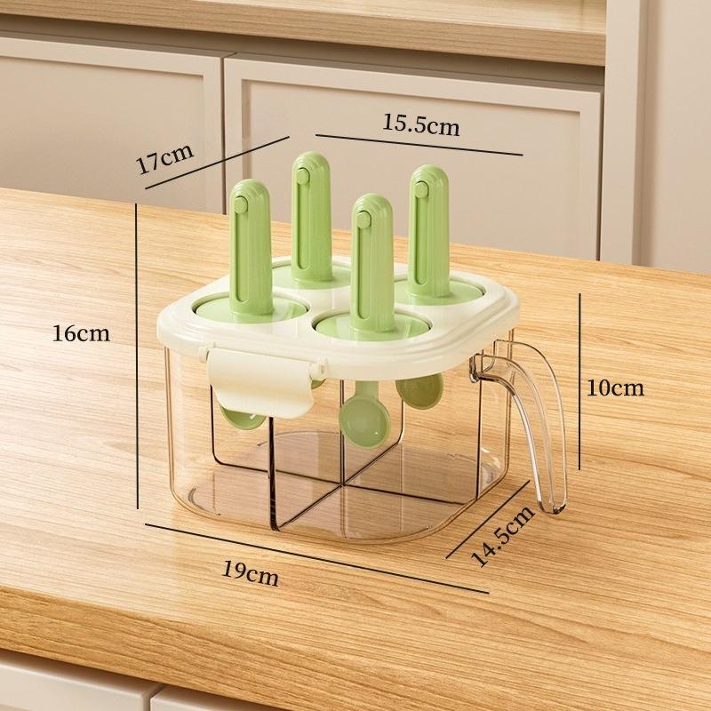 All-in-One Kitchen Seasoning Box Set - Multi-Compartment Spice Organizer for Salt, Pepper, MSG & Condiments светло-зеленый