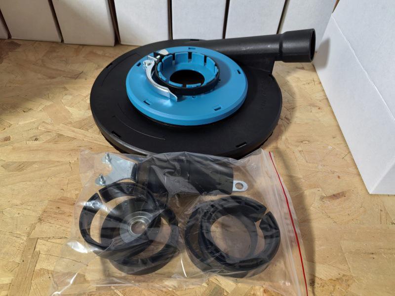 5-Inch Dust Shroud for 125/180/230 Angle Grinder, Concrete Stone Dust-Free Grinding Cover