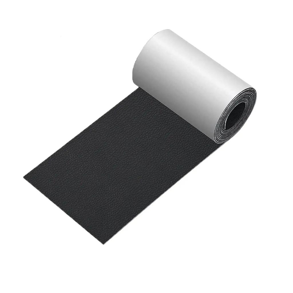 Black Leather Tape Leather DIY Repair Patch Tape Self Adhesive Leather Repair for Furniture Couch Sofa Car Seats Office Use Chair