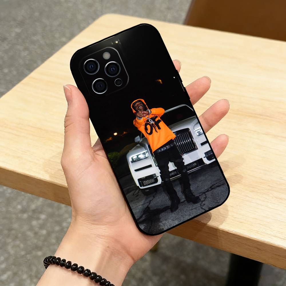 R-Raper K-King Von Phone Case For iPhone 17,16,15,14,13,12,11 Plus,Pro Max,XS,Soft Silicone Black Cover