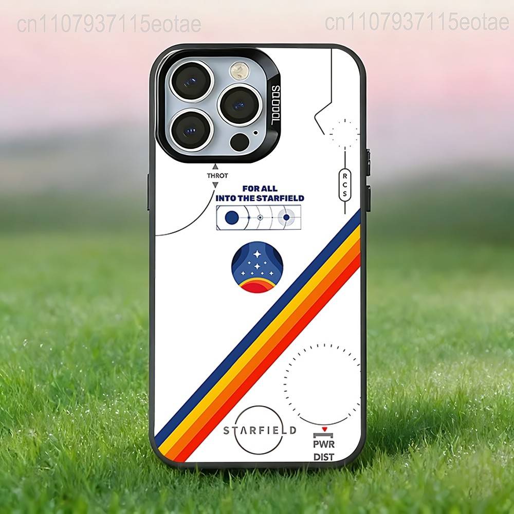 

Game S-StarfieldS Black Phone Case Compatible with iPhone 17 16 15 14 13 12 11, Pro, Max, Plus, E, Air, Mini iPhone14ProMax