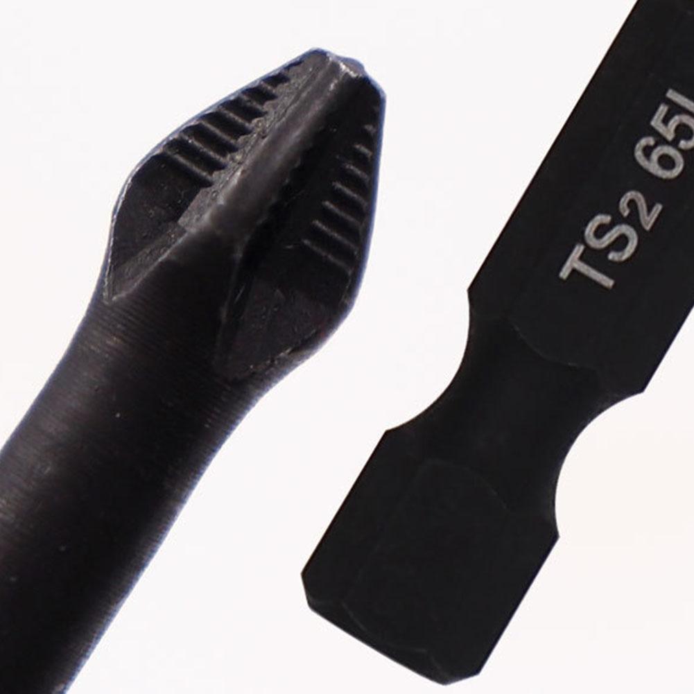 6,35 mm Sechskant Schraubendreherbit Einsatzkopf Schwarz Handbohrer