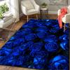 Tappeto 3D con Bellissimo Tema Floreale Rose Peonia Soggiorno Camera da Letto Divano Tappetino Decorativo Grande Area Gioco Bambini Tappeto Morbido Antiscivolo Regalo