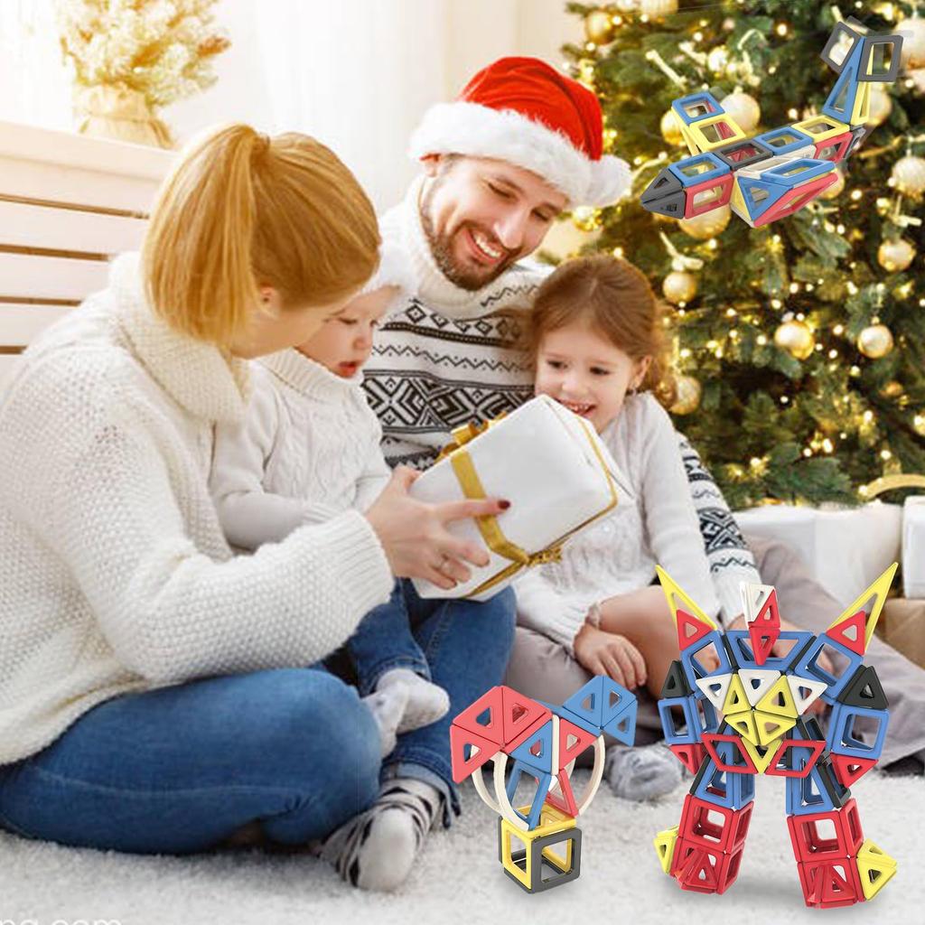 VIXA Magnetické hračky 167 ks Magnetické kostky Magnetické hračky Magnetické kostky Stavební kostky Vzdělávací hračky pro základní školu Nové pořadí Snadné