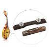 Mostek Gitarowy Palisandrowy 4-strunowy Delikatna Mandolina Akcesoria do Instrumentów Muzycznych Kolor Różowy