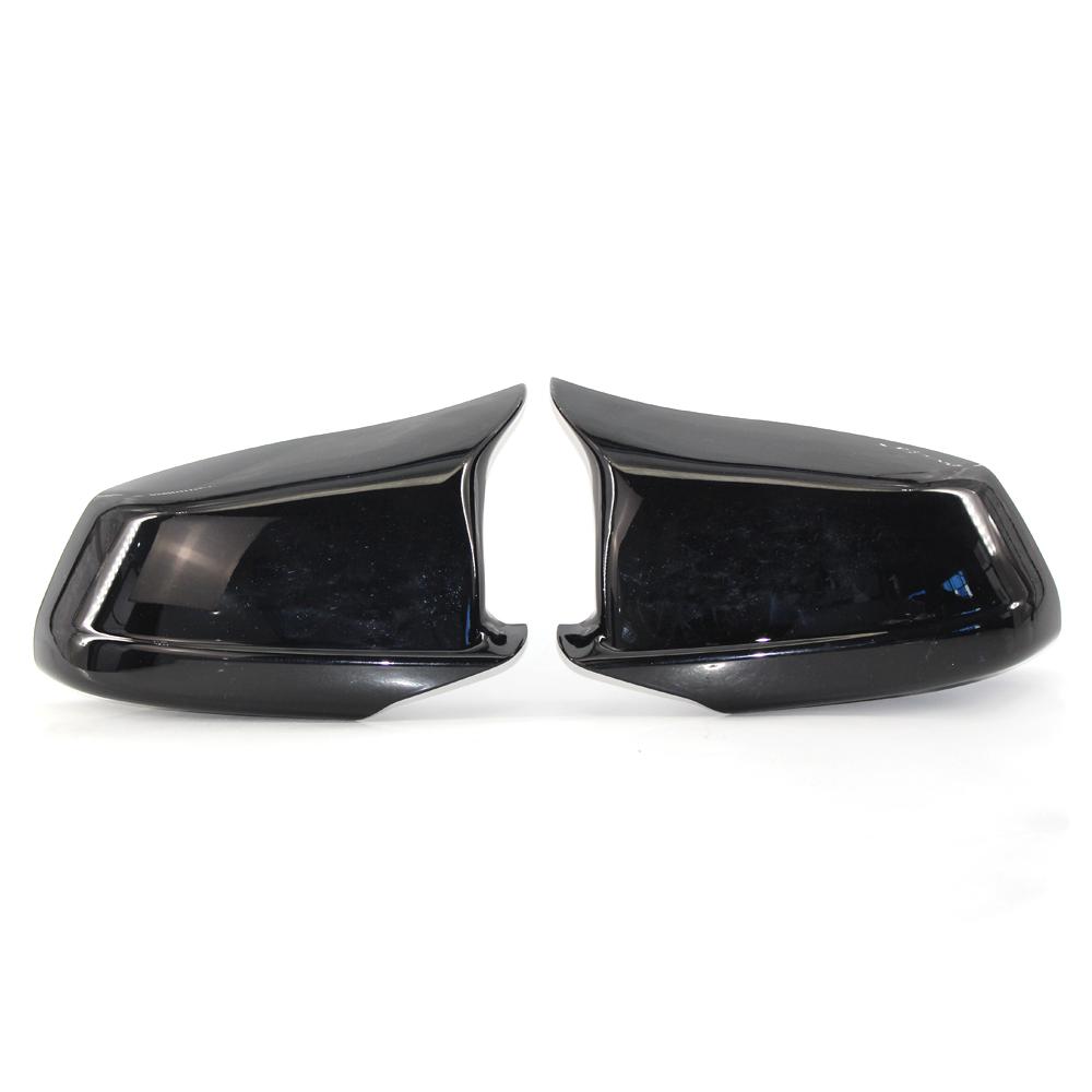 Kolip 2pcs Mirror Covers Fit for 5 Series F10/F11/F18 Pre-Lci 11-13 Mirror Caps Replacement Side Mirror Caps; black