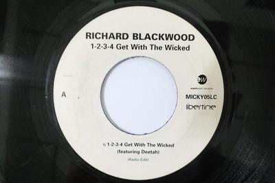 7inch Record RICHARD BLACKWOOD DEETAH 1234 Get With The Wicked MICKY05LC EASTWEST 2000 UK Rap HipHopRB Used