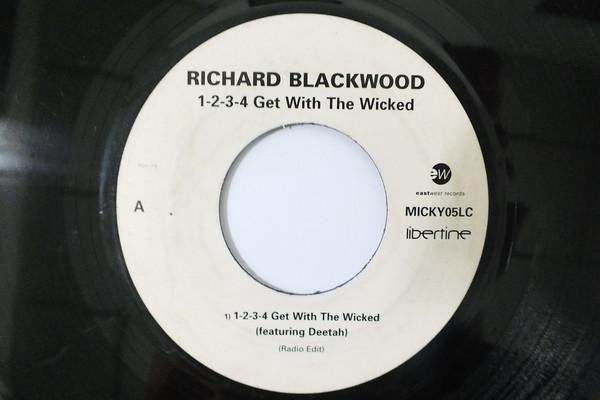 7-Zoll-Schallplatte RICHARD BLACKWOOD DEETAH 1234 Get With The Wicked MICKY05LC EASTWEST 2000 UK Rap HipHopRB Gebraucht