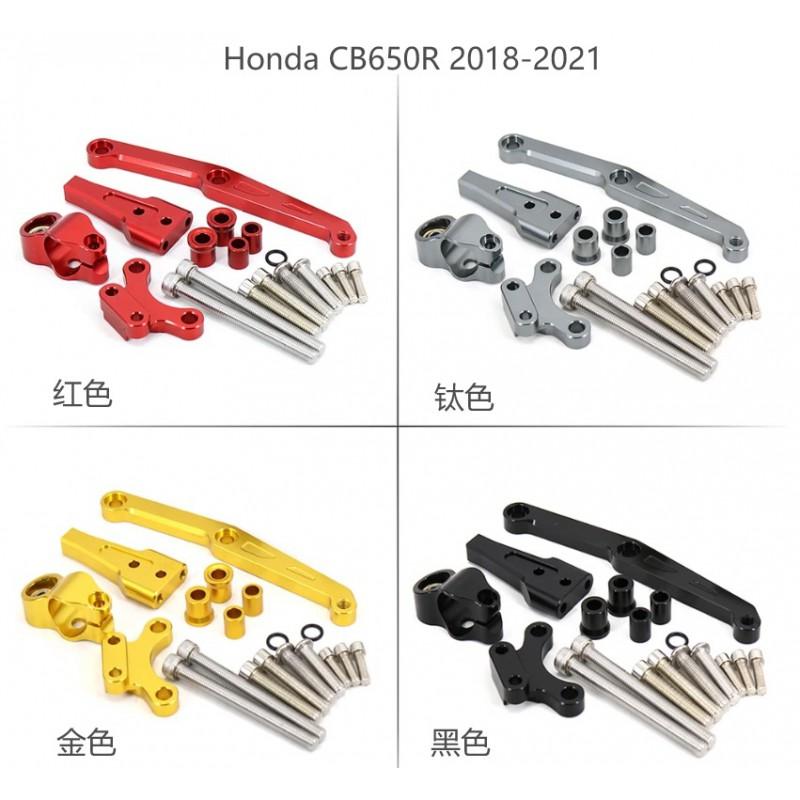 Motorcycle Steering Damper Stabilizer Honda Yamaha Sport Touring Bikes Titanium Bar